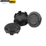 65mm/2.56" Hubcaps for Ford 2003 Volkswagen Jetta Center Caps Avus Rim - 20274174BKx4 - Image 2