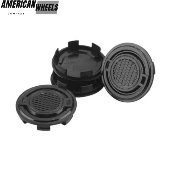 65mm/2.56" Hubcaps for Ford 2003 Volkswagen Jetta Center Caps Avus Rim - 20274174BKx4 - Image 2