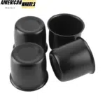 3.31in Stainless Push Through Trailer Center Caps for 3.31" Bore 2.83" Tall - 20274305MB