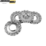 4pcs BBS 151mm 5 15/16in Wheel Center Cap Parts #09.24.038 Black Chrome - 20214671BC - Image 5