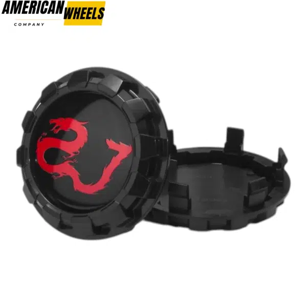 83mm (3.27in) Snap-On Gragon Emblem Wheel Center Caps For GMC Chevrolet - Image 3