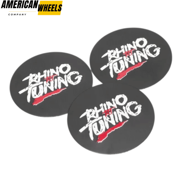 4pcs RHINO TUNING 45mm 1 25/32in Center Cap Stickers Aluminum - Image 7
