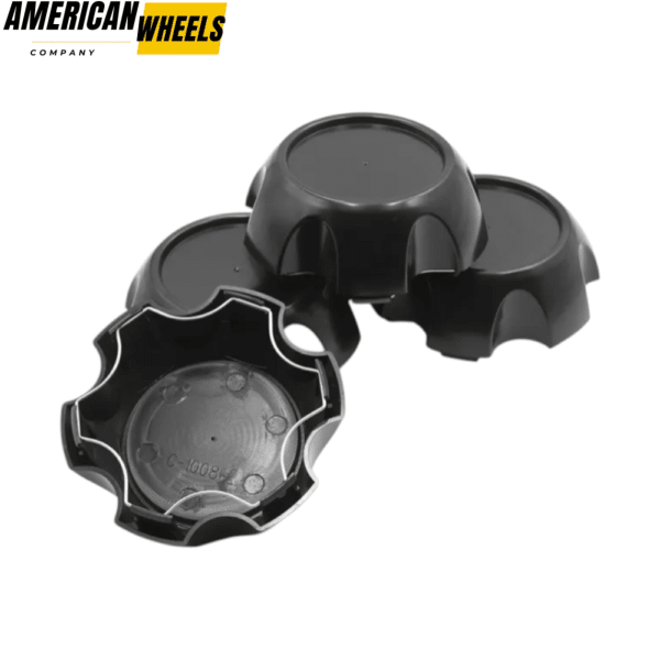 4pcs 133mm 5 7/32 Wheel Center Caps Matt Black - 20274127 - Image 5