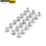 100pc 12mm Universal Wheel Rivets Nuts Rim Lip Replacement - 23112199CH - Image 3