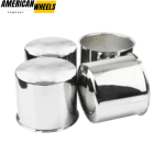 130mm(5.15in) Push Through Center Cap for Truck/Trailer Wheel Rims 5.15" Center Bore 4.95" Height Universal Hupcap - 20274222