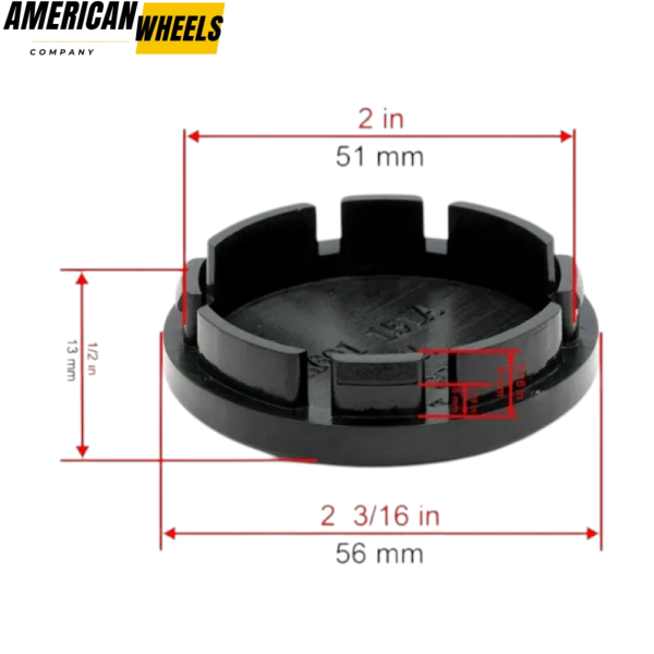 56mm Universal Center Caps For Modified Wheels - 20277115 - Image 8