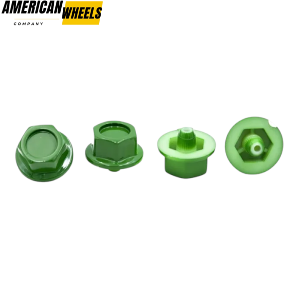 100pcs Wheel Rivets Nuts Rims Studs Lip Rim Lip Decoration Wheel Tire Air Valve Stem Cover - Image 3