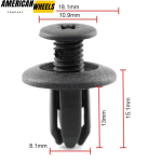 100pcs HE26 Auto Fastener Clip Car Body Push Retainer Pin Rivet Door Car Accessories - Image 4