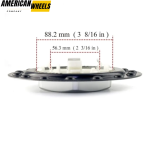 Golf G60 BBS RZ Wheel Center Caps for 09.24.137 09.23.264 150mm 5 7/8in - 20277029 - Image 4