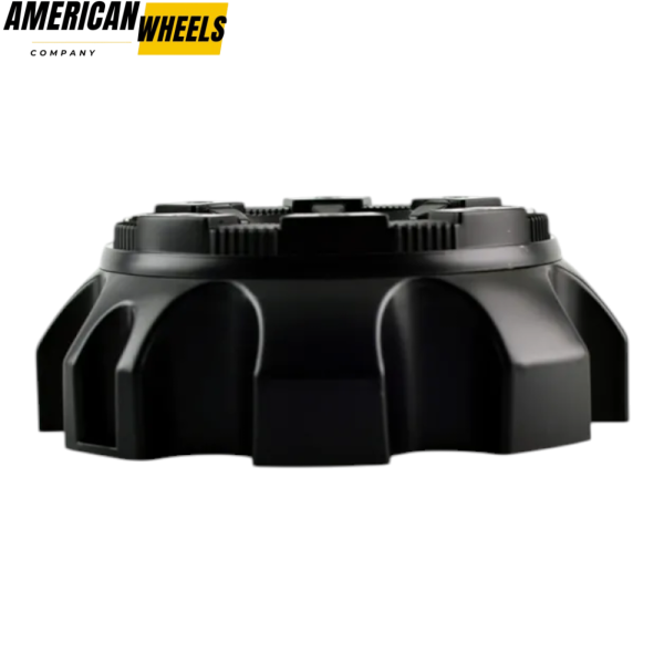 1pc 167mm 6 9/16in Wheel Center Cap #C-816S Matt Black - 20214755 - Image 2