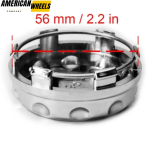 60mm 2.36in Custom Snap-On Universal Wheel Center Caps - 20214350 - Image 14