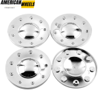 4pcs 149mm 5 27/32in Wheel Center Caps Silver - 20214765 - Image 4