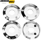 4pcs 65mm 2 9/16in Wheel Center Caps Silver