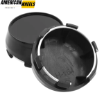 60mm 2.36in Universal Wheel Center Caps For Modified Wheels - 20214465BKx4 - Image 4