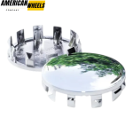 4pcs for Hollow Point Wheel Center Caps Replacements OD: 56mm (2.2in) ID: 54mm (2.13in) - 20274078 - Image 3