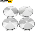 4pcs Subaru Dodge Weds 63mm 2 7/16in Conical Hub Cap Car #52005732 Silver（Bottom）- 20277068SVx4[14371+13669CH]x4 - Image 3