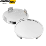 100pcs Wholesale Plain 76mm 3in Wheel Center Caps Chrome - Image 7