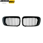 BMW Matte Black Front Kidney Grills for 3 Series E46 - 21623101