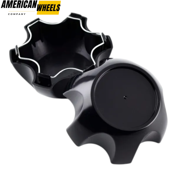 4pcs 110mm 4 5/16in Wheel Center Caps Black - Image 3