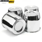 130mm 5.15 Push Through Center Caps For 5.15” Hole 1986 Ford F-250 Truck Rims - 20274035CH