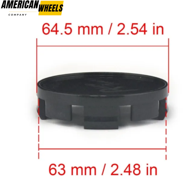 65mm (2.54in) Volvo Custom Wheel Center Caps #3546923 - Image 4