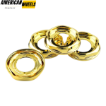 4pcs BBS 102mm 4in Wheel Center Caps #09.24.206 Gold - 20214673GD - Image 4