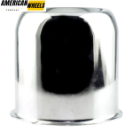 74mm 2.91in Push Through Center Cap Chrome - Image 4