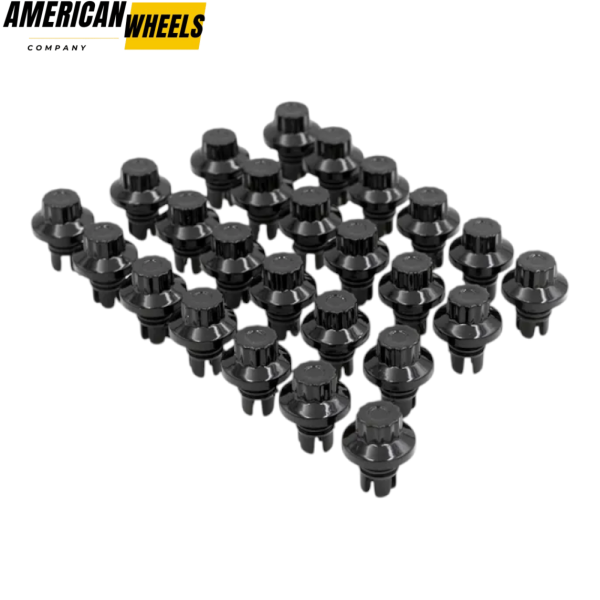 100pcs Wheel Rim Lip Rivets Nuts Car Accessories - Image 30