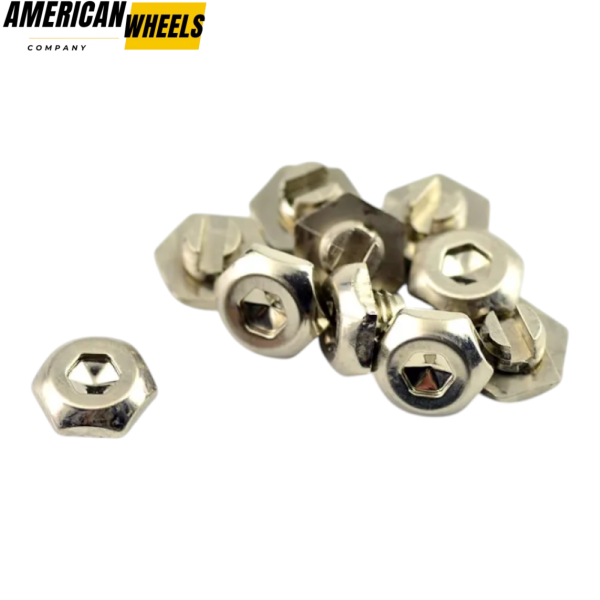 100pcs ZSD58 Hex Wheel Rim Lip Rivets Nuts - Image 6