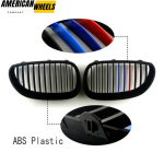 BMW Matte Black Front Kidney Grills for 5 Series E60 E61 - 21623106 - Image 3