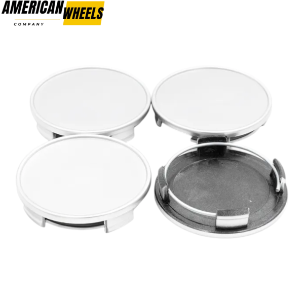 65mm (2.56in) Wheel Center Caps Silver - 20274097 - Image 2