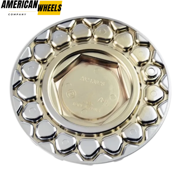 #09.24.028 ＆ #09.24.004 Skull Badge BBS Replica Wheel Center Caps 168mm (6.61in) - Image 7