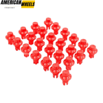100pcs Wheel Rim Lip Rivets Nuts Car Accessories - Image 2