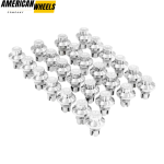100pcs Wheel Rim Lip Rivets Nuts Car Accessories - Image 31