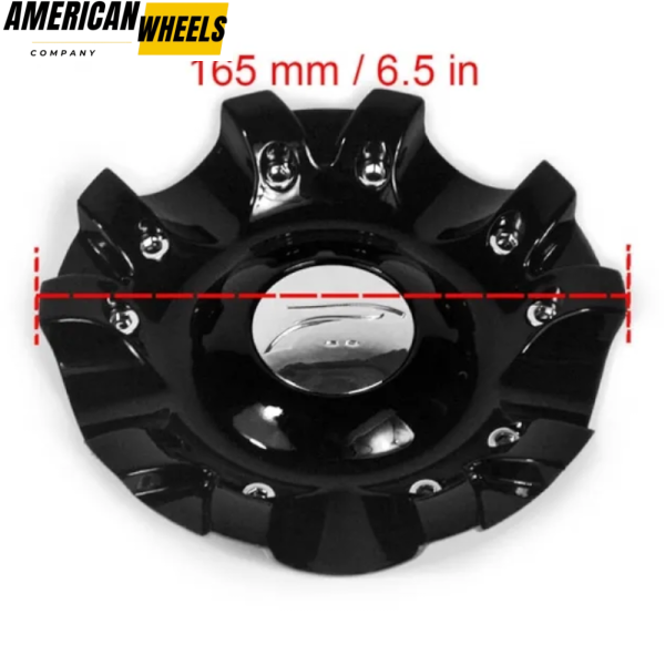 165mm Ultra Platinum Luxury Off-Road Wheel Center Cap 89-9200HB15 - 20214339 - Image 2