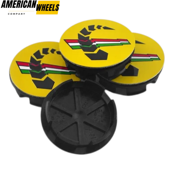 48mm Fiat ABARTH Wheel Center Caps 46746586 - 20214097[14079+13942]x4 - Image 5