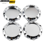 4pcs 83mm 3 1/4in for Chevrolet GMC Cadillac Cybertruck Wheel Center Caps #9595891 9596403
