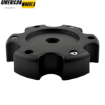 4pcs Avenue 522 145mm 5 11/16in Wheel Center Caps #C523801CAP Matte Black - Image 3