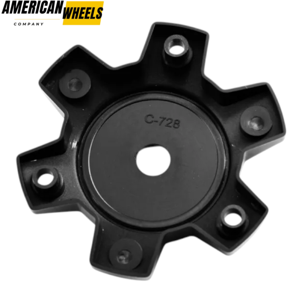 4pcs Black Rhino 113mm 4/16in Wheel Center Caps #C-728 Matte Black - Image 7