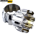 4pcs ION Alloy 168mm 6 5/8in Wheel Center Caps #C101710-0 Silver - Image 3