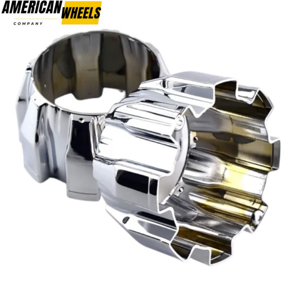 4pcs ION Alloy 168mm 6 5/8in Wheel Center Caps #C101710-0 Silver - Image 3