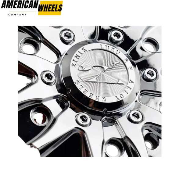 4pcs ZINIK 156mm 6 1/8in Wheel Center Caps Silver Plating - Image 5