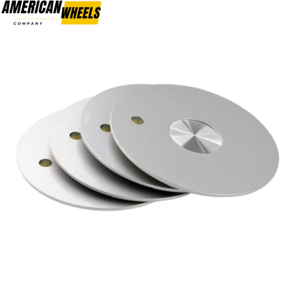 4pcs 157mm 6 5/32in Wheel Center Caps Silver - 20214464[14442+13707SV]X4 - Image 3