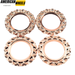 4pcs BBS Wheel Center Fitment 151mm 5 15/16in #09.23.134 Rose Gold
