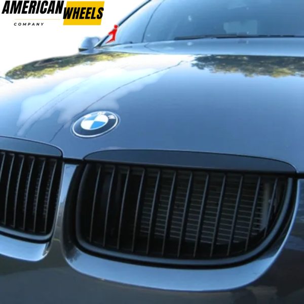 BMW Matte Black Front Kidney Grills for 3 Series E90 - 21623100 - Image 2