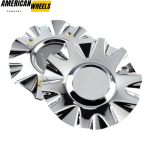 4pcs AMERICAN Racing 157mm 6 3/16in Wheel Center Caps #489L177 Silver - Image 4