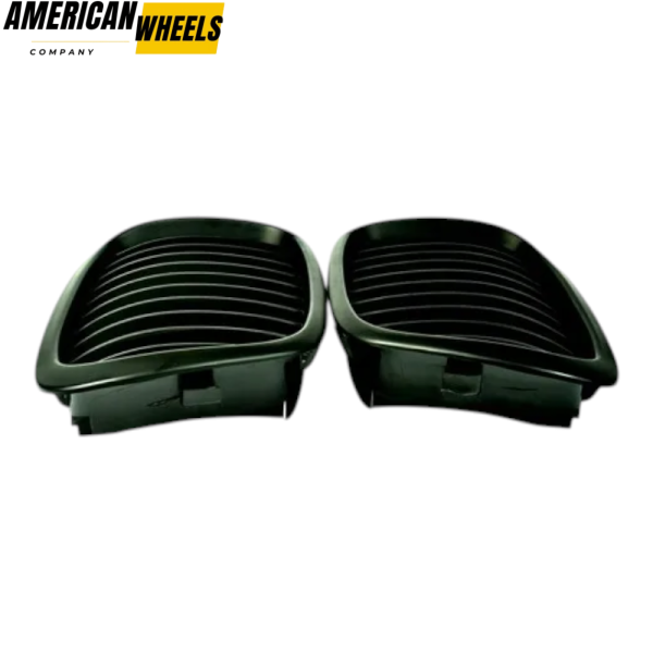 BMW Matte Black 5 Series Grill Fit 1998-2003 E39 - 21623119 - Image 2