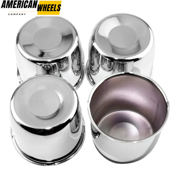 108mm 4.25in Truck Wheels Center Caps Push Thru 4.25" Bore 3.66" Tall for Wheel Rim - Image 2