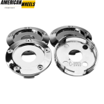 4pcs 65mm 2 9/16in Wheel Center Caps Silver - Image 2