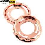 4pcs BBS 101mm 3 31/32in Wheel Center Cap Parts #09.24.383 Rose Gold - 20214674RG - Image 3